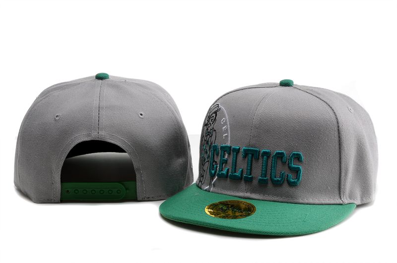 NBA Boston Celtics Grey Green Hats